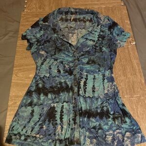 Free people lucky shirtee in size large